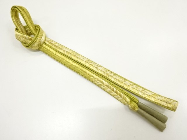 未使用品　正絹　手組帯締め